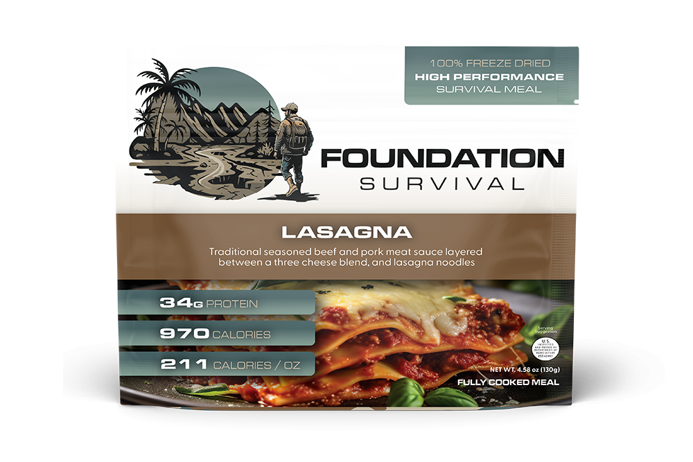 FOUNDATION Survival, Lasagna Meal, 130g