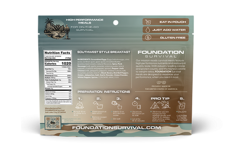FOUNDATION Survival, Southwest Style Breakfast, 130g