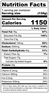 FOUNDATION Survival, Biscuits & Gravy Meal, 130g