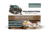 FOUNDATION Survival, Biscuits & Gravy Meal, 130g