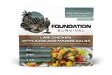 FOUNDATION Survival, Lime Chicken with Avocado, Mango Salsa Meal, 130g