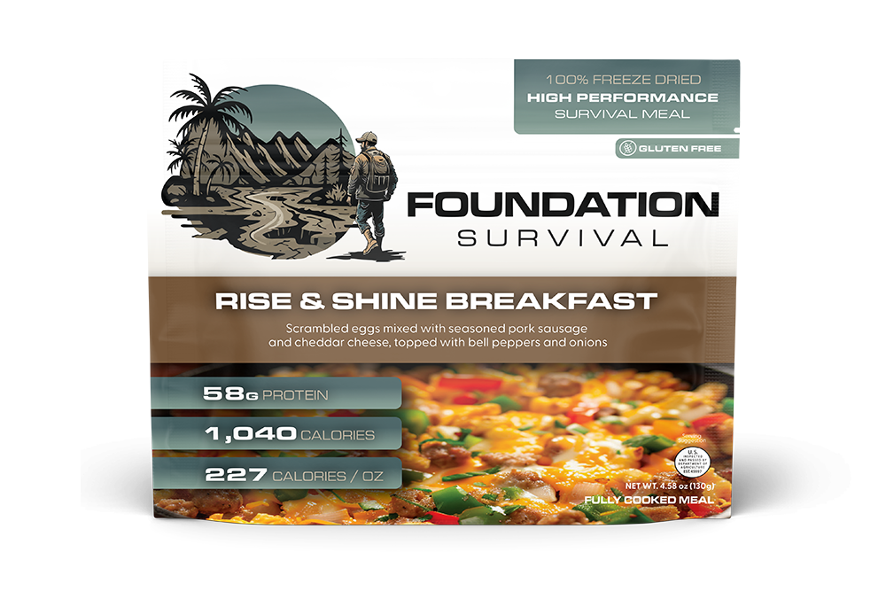 FOUNDATION Survival, Rise & Shine Breakfast Meal, 130g